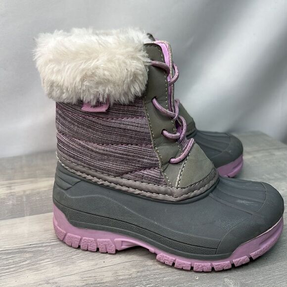 OshKosh B’Gosh purple snow boots size 7 - Picture 2 of 14